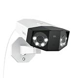 REOLINK Duo 3 PoE 16MP UHD Dual-Lens PoE Security Camera with 180° Panoramic View, Motion Track, F1.6 Color Night Vision, Person/Vehicle/Animal Detection, 2 Way Talk, Supports 24/7 Recording