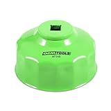 OEMTOOLS 87145 Oil Filter Removal Tool, 74mm 15 Flute Oil Filter Wrench, Compatible with Most GM and Chrysler Oil Filters, 3/8" Drive 74mm Oil Filter Wrench