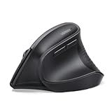 UGREEN Ergonomic Wireless Mouse, Bluetooth & 2.4G Wireless, Quiet Clicks