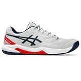 ASICS Men's Gel-Dedicate 8 Pickleball Shoes, 13, Concrete/Night Sky