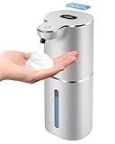 Automatic Foaming Soap Dispenser with Digital Display, 6-Level Foam Adjustable, Rechargeable, 12.8oz/ 380ml Wall Mounted Touchless Hands Free Auto Dispenser for Kitchen, Bathroom, Hotel, Restaurant