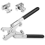 Rotable Cage Nut Tool, Cage Nut Insertion/Removal Tool on The Front, Side and Top for IT and Data Center Rack Deployment, Cabinet, Patch Panel, Server Shelves Fixing, for Cage Nut of M4 M5 M6 M8 M10