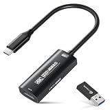 Guermok 4K USB 3.0 HDMI Capture Card for Streaming with PD 100W, 4K@60FPS