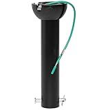 6 inch Black Ceiling Fan Downrod with Hanger Ball Assembly,1-inch OD,Non-Threaded Universal Downrod for Ceiling Fan With Hanger Pin Suitable for Multi-Brand Compatibility