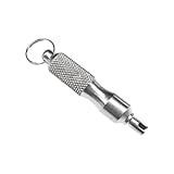 Wevdn Car Tire Valve Core Removal Tool, Portable Stainless Steel Tire Valve Core Remover, Rust Proof Automotive Tire Valve Stem Installation Removal Wrench, Car Accessories