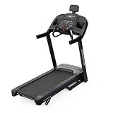 Horizon Fitness 7.0AT Treadmill, Black, Heavy Duty, LCD Display, Built-in Speakers, Heart Rate Monitor, USB Charging Port, Wheeled