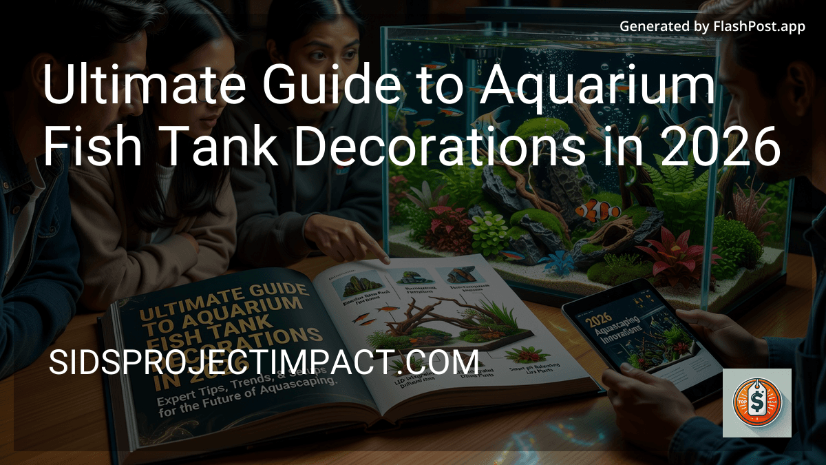 Ultimate Guide to Aquarium Fish Tank Decorations in 2026