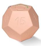 CREAVIVA Cube Pomodoro Timer - Flip to Start Countdown, Rechargeable Mini Productivity Timer for Study, Office, 11 Preset Times, Silent/Vibration, Time Management Tool for Kids & ADHD (Pink)
