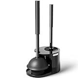 FORASTO 2 in 1 Toilet Plunger and Brush Set,Extended Handle Plunger,Toilet Bowl Brush Plunger Set, Bathroom Cleaning Tools ,Toilet Brush Plunger Combo,Cleaning Brush,Bathroom Cleaning Supplies