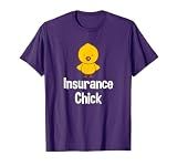Insurance Chick Insurance Broker Insurance Agent T-Shirt