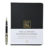 MY PA Planner 2026 | Business & Productivity Planner for Entrepreneurs | Weekly Time Blocking, Goal Setting, Projects & Finance | Lay-flat Vegan Leather | 7×9 in | Full Year Dated