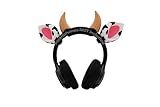 Elegance & Geekery LLC Cow Ears and Horns for Headphones (Standard)