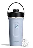 Hydro Flask Shaker Bottle – Insulated Stainless Steel Gym Bottle for Pre Workout & Protein 24 Oz Surf Blue