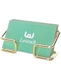 Leicraft Business Card Holder for Desk, Cute Metal Card Organizers
