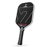 YVmove T700 Raw Carbon Fiber Pickleball Paddle, 16mm STR-Core Thermoformed Pickleball Racket for Ultimate Spin & Consistency, USAPA Approved Pro All-Court Paddle, Storm 007