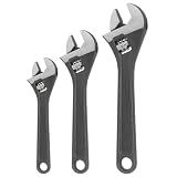 Proto J795SA 3 PIECE BLACK OXIDE ADJUSTABLE WRENCH SET