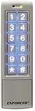 Seco-Larm SK-2323-SPQ Mullion-Style Weatherproof Digital Access Keypad; 12~24 VAC/VDC operation; 1,010 Users (Output #1: 1,000 users/Output #2: 10 users); 2 Form C relays, each rated 1 Amp @ 30VDC