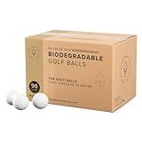 Biodegradable Golf Balls BGB Water Dissolvable | Eco Friendly Golf Gift | Water Soluble | Perfect for Outdoor Practice | Dissolves in 2-4 Weeks (96)