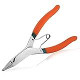 SPEEDWOX 9 inch Angle Tip Lock Ring Pliers with Hole Special Circlip Plier Angle Tip Retaining Ring Pliers Snap Ring Pliers Ring Removal Tool C-clip for Removing Installing Gearshift Locking Rings