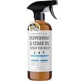 Kate's Home & Garden Peppermint Oil Spray for Bugs, Ants, Insects, Spiders, Roaches, Stink Bug. Pesticide and Insecticide Indoor Repellent Pest Control with Cedar Oil (16oz, Natural, Non Toxic)