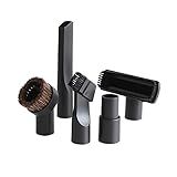 Buysk 32mm Vacuum Attachments Accessories, Vacuum Cleaning Set Brush Nozzle Crevice Tool with 35mm to 32mm Hose Adapter 5pcs
