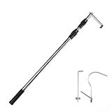Novaryn Cargo Grabber Reach Retriever Tool, 16-36 Inches Truck Bed Accessories Telescoping Pull Pole with Two Hooks, Used for Pickup Truck, SUV, Improve Efficiency and Portable