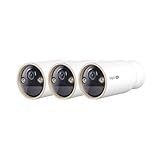 Tapo 4K Ultra HD Outdoor Battery Security Camera – Up to 200 Day Battery, Free Person/Vehicle Detection, Starlight Color Night Vision, Works w/Alexa and Google Home, MagCam 4K, 3-Pack