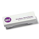 Uni Prepaid Portable Toll Pass by E-PASS – Works in 19 States Including FL, GA, NC, VA, WV, MD, DE, NJ, NY, PA, MA, RI, NH, ME, OH, in, IL, KY, and MN – White