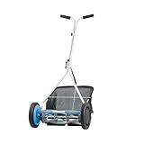 American Lawn Mower Company 1604-16 16-Inch 5-Blade Walk Behind Reel Mower with Grass Catcher