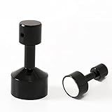 2PKS Rare Earth N52 Neodymium Pockable Key,Gold & Silver Jewelry Test Magnet,Peg Hook Locks Remover,Magnet Key,Magnetic Baby Cabinet Lock Extra Keys, Magnetic Wall Stud Finder, Black