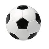 Soccer Ball Small Size 2 Classic White Black Thicker PU Tight Weaved Suitable for Kids Toddler Boy Trainning Practice or Gift for 0-2 Years 5.9 inch Diameter