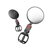 Segway Electric Scooter Rear-view Mirror - Universal Fit for All Segway Scooters (Except Air T15), 2-Pack, Black, Adjustable Wide-Angle Vision, Easy Installation