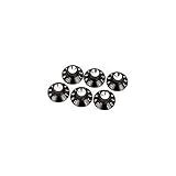 Fender Pure Vintage Skirted Amp Knobs, Black (Pack of 6)
