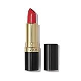 Revlon Super Lustrous Lipstick, Creamy Formula For Soft, Fuller-Looking Lips, Moisturized Feel, Love That Red (725), 0.15 oz
