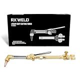 RX WELD V-Style Heavy Duty Oxy-Acetylene Torch Kit W/CA 2460 Attachment, HD310C Handle & 1-1-101 Cutting Tip