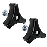 2 Sets Lawn Mower Handle Bolts, Triangle Handle Screw Replacement for Honda Most Mowers, Universal Lawn Mower Parts & Accessories Kit