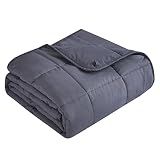 Topcee Weighted Blanket for Adults (15 lbs, 48" x 72") Twin Size Soft Cooling Heavy Blanket Sleeping, Apply to 130-160 lbs Body, Thick Breathable Blanket with Glass Bead, Easy Care