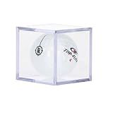 BCW Golf Ball Display Case - 1 ct Clear Polystyrene Shell Golf Ball Display Two-Piece Compact Design Display Case for Your Collectible Golf Ball Golf Ball Holder