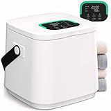 WEILAlANTIAN Towel Warmer,Towel Warmers for Bathroom with Timer & Child Lock, Electric Bathroom Warmer for Towels, Robes, and Blankets, Adjustable Heat Settings (20/40/60Mins)