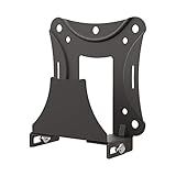 Barkan Universal and Adjustable Streaming Device Mount, Wall or TV Connection, Safety Strap Included, Very Easy Assembly, 5 Year Warranty, Compatible - Apple TV, Roku, Amazon Fire TV, Cable Box, black