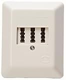 Kopp 33369393 Tae Connection/3x6/6P Surface Mount NFN Encoding, Set of 1, White