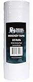 Premier Sports – 10-Pack Cloth White Hockey Stick Tape, Strong Grip, Long-Lasting Adhesive Stick Tape for Hockey, Baseball, Lacrosse & Softball – Pro Grade