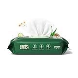 Earth Rated Pet Wipes for Dogs and Cats, Hypoallergenic, Cleaning and Hydrating, for Grooming Paws, Body and Butt, Unscented, 100 Count