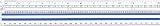 Westcott Data Processing Magnifying Ruler, 2X Magnification, 1/16-Inch & Tenths Scales, Back-to-School, School Supplies, Classroom Supplies, 12-Inch