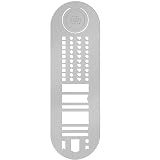 Skyygemm Metal Stencil Bookmark 8x2.5 Inch for Journal Planner