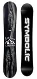 Symbolic Knotty Snowboard Wood Grain 2025 Freeride Freestyle 90-170cm All Mountain Freeride Freestyle (135cm Rocker)