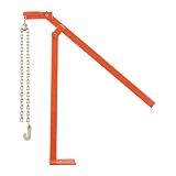 VEVOR 32 in T Post Puller, Heavy Duty Fence Post Puller with 43 in Lifting Chain, Rust-Resistant Steel, Labor-Saving T-Post Remover Tool for Round Fence Posts, Sign Posts & Tree Stumps