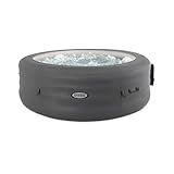 INTEX SimpleSpa Inflatable Hot Tub, 6 Person Jet Massage Spa with Built-in Pump and Cover - Portable Outdoor Tub with Bubble Jets for Home, Backyard, and Patio