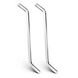 2 PCS Garbage Disposal Unjamming Wrench, Garbage Disposal Allen Wrench Tool Compatible with InSinkErator Rubbish Disposals for Unjam Kitchen Sink Clogging Food Repair, Silver