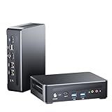Mini PC 13th Intel i9-13900H (up to 5.4GHz) 14C/20T Dual Thunderbolt 4 Gaming Mini Computer, Quad Screen 8K, 2X 2.5G LAN, 32GB DDR5 1TB NVMe SSD, WiFi 6E/BT 5.3/Windows 11 Pro Micro Computer